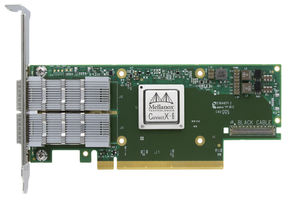 ThinkSystem Mellanox ConnectX-6 HDR100 QSFP56 2-port PCIe InfiniBand Adapter